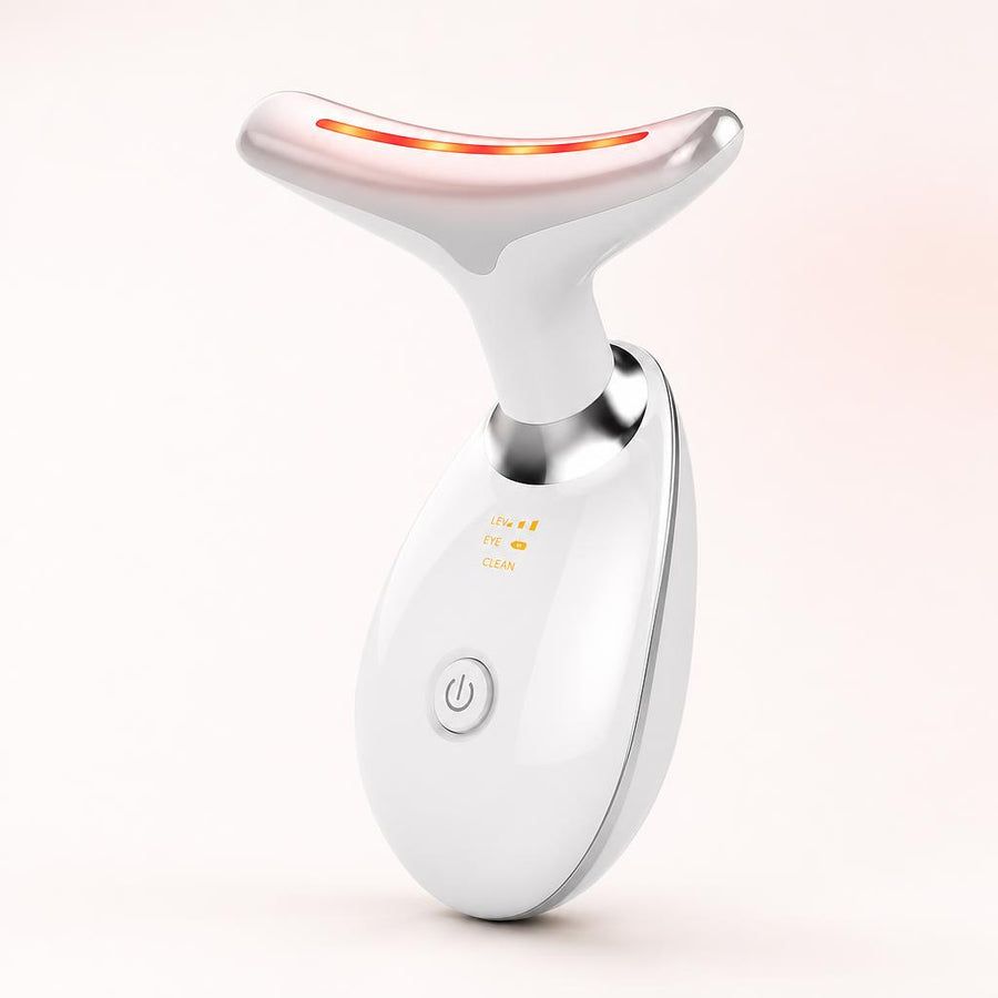 Rydo Glow sculpting wand in Porcelain White with its warm red LED light