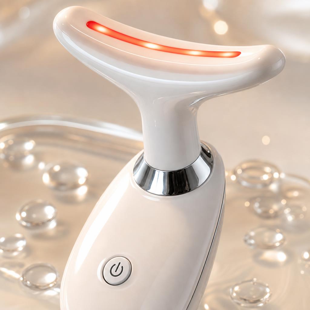 Close-up of the curved Rydo Glow head with its red LED strip